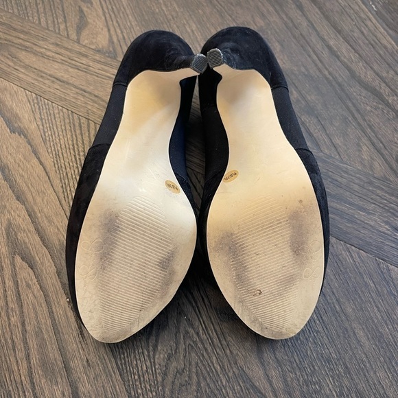 Jessica simpson suede black heels size 9.5 - Picture 5 of 6